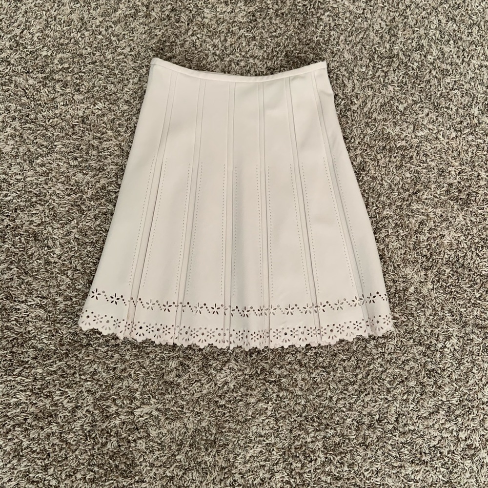 white skirt